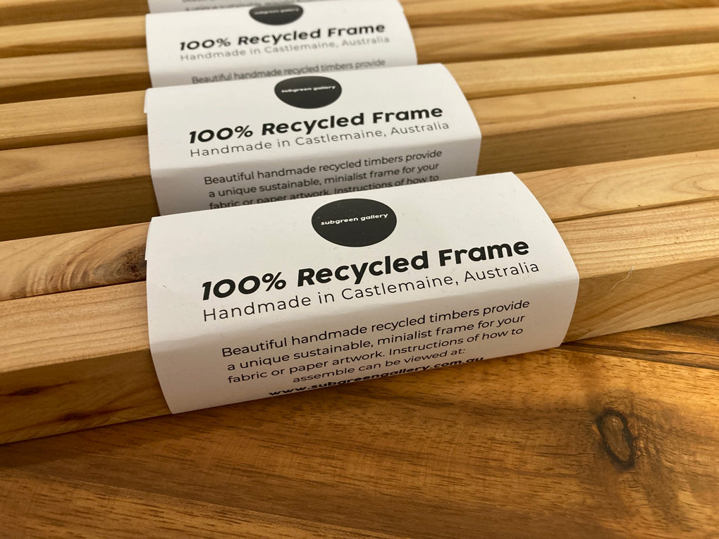 100% Recycled Wood Frame